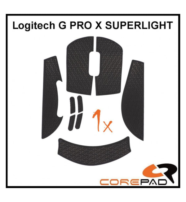 Corepad Soft Mouse Grip - Logitech G Pro X / GPX2 Superlight - Black