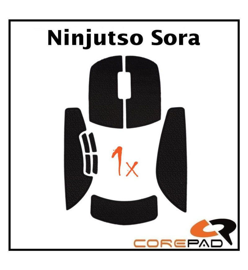 Corepad Soft Mouse Grip - Ninjutso Sora - Black