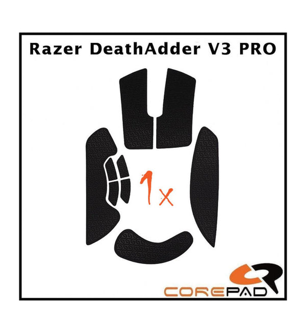Corepad Soft Mouse Grip - Razer Deathadder V3 Pro - Black