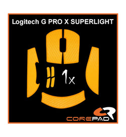 Corepad Soft Mouse Grip - Logitech G Pro X / GPX2 Superlight - Orange
