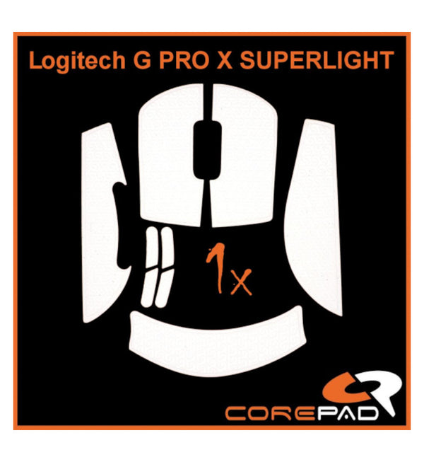 Corepad Soft Mouse Grip - Logitech G Pro X / GPX2 Superlight - White