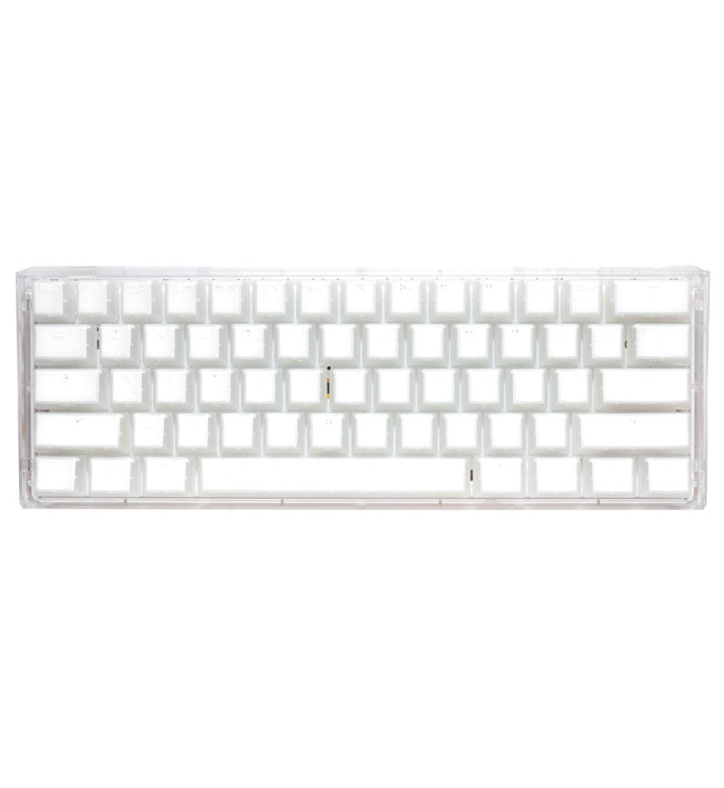 Ducky One 3 Aura White Mini RGB Mechanical Keyboard - Cherry MX Blue