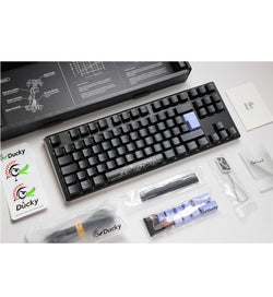 Ducky One 3 Classic Black TKL RGB Mechanical Keyboard - Cherry MX Clear