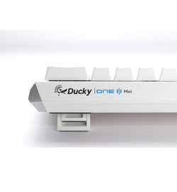 Ducky One 3 Pure White Mini RGB Mechanical Keyboard - Cherry MX Black