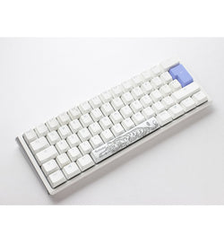 Ducky One 3 Pure White Mini RGB Mechanical Keyboard - Cherry MX Silent Red