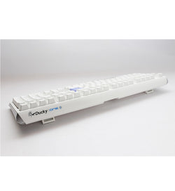 Ducky One 3 Pure White RGB Mechanical Keyboard - Cherry MX Black