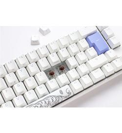 Ducky One 3 Pure White SF RGB Mechanical Keyboard - Cherry MX Red