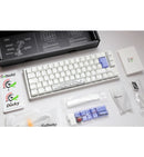 Ducky One 3 Pure White SF RGB Mechanical Keyboard - Cherry MX Speed Silver