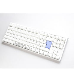 Ducky One 3 Pure White TKL RGB Mechanical Keyboard - Cherry MX Black