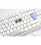 Ducky One 3 Pure White TKL RGB Mechanical Keyboard - Cherry MX Black