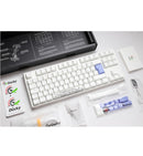 Ducky One 3 Pure White TKL RGB Mechanical Keyboard - Cherry MX Brown