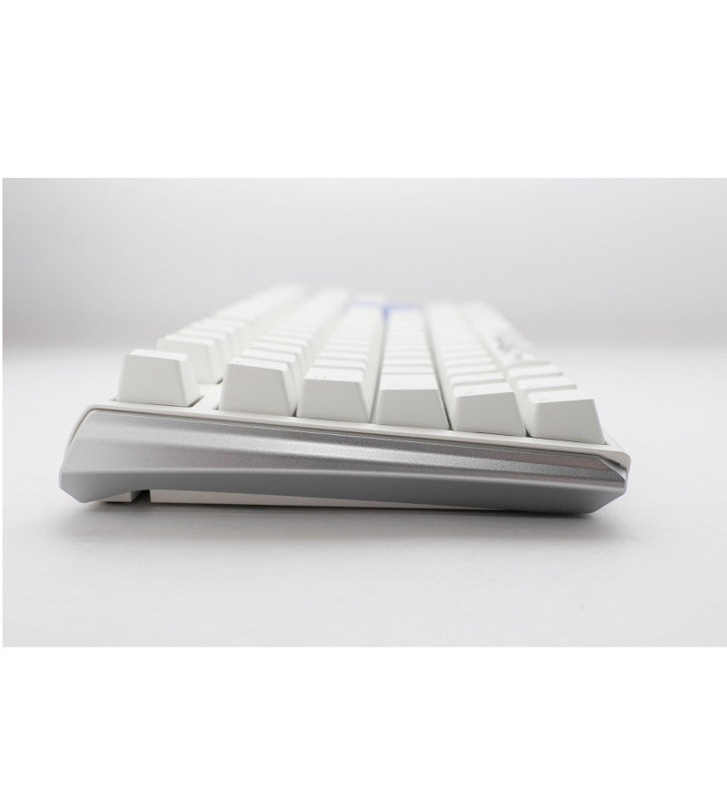 Ducky One 3 Pure White TKL RGB Mechanical Keyboard - Cherry MX Red