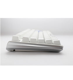 Ducky One 3 Pure White TKL RGB Mechanical Keyboard - Cherry MX Speed Silver