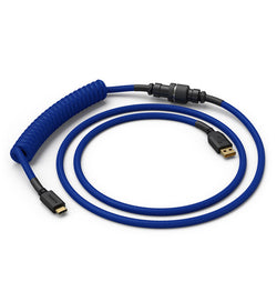 Glorious Coiled Keyboard Cable - Cobalt Blue (USB-A to USB-C)