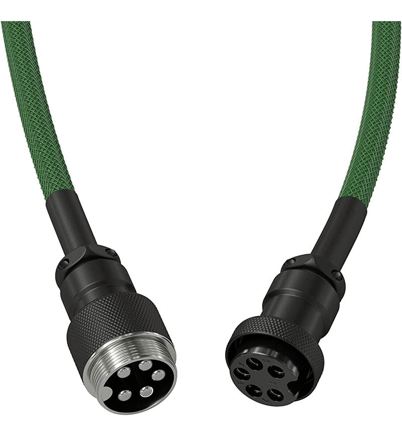 Glorious Coiled Keyboard Cable - Forest Green (USB-A to USB-C)