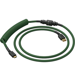 Glorious Coiled Keyboard Cable - Forest Green (USB-A to USB-C)