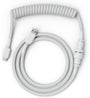 Glorious Coiled Keyboard Cable - Ghost White (USB-A to USB-C)