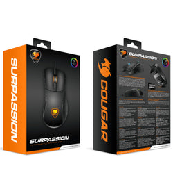 Cougar Surpassion 96g Wired RGB Optical Mouse