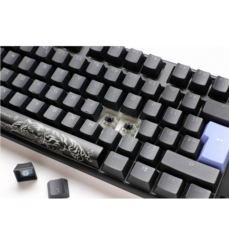 Ducky One 3 Classic Black TKL RGB Mechanical Keyboard - Cherry MX Blue