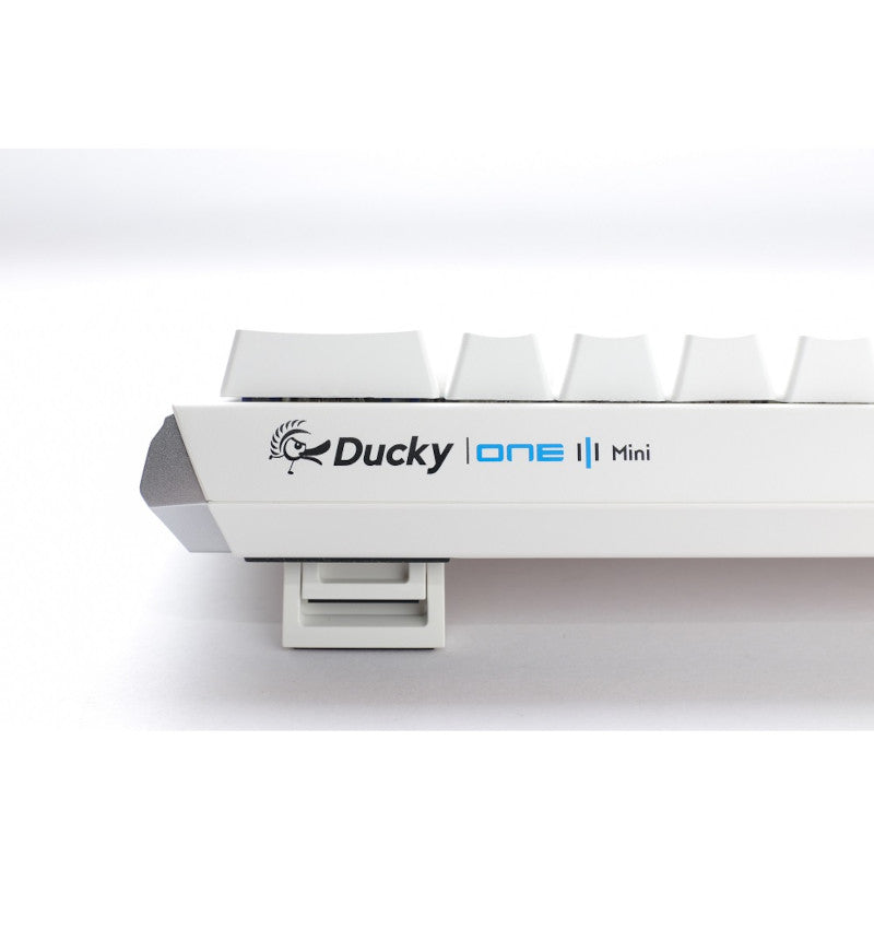 Ducky One 3 Pure White Mini RGB Mechanical Keyboard - Cherry MX Blue