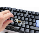 Ducky One 3 Classic Black TKL RGB Mechanical Keyboard - Cherry MX Speed Silver