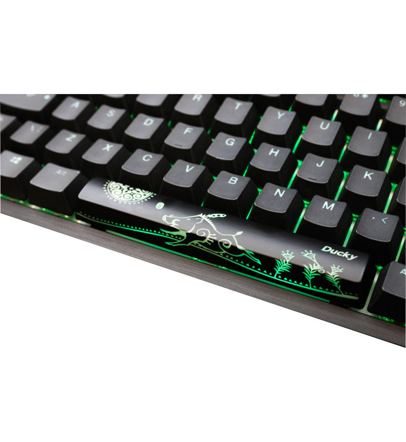 Ducky Shine 7 BlackOut RGB Mechanical Keyboard - Cherry MX Speed Silver Switches