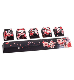 Traitors PBT Sakura Kuro Dye-Sub 6 Keycap Set