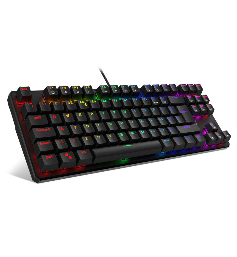 Tecware 88 TKL RGB Keyboard Esports Bundle (Keyboard + White Mouse + Mousepad + Wrist Rest)