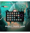 Tai-Hao TPR Rubber Green/Peach Camo 23 Keycaps