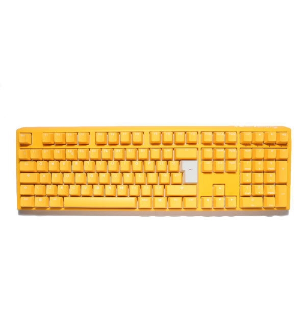 Ducky One 3 Yellow RGB Mechanical Keyboard - Cherry MX Silent Red