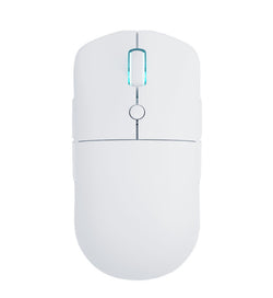 Pwnage Ultra Custom Ambi 78g Wireless Gaming Mouse - White (Solid + Honeycomb shell included)