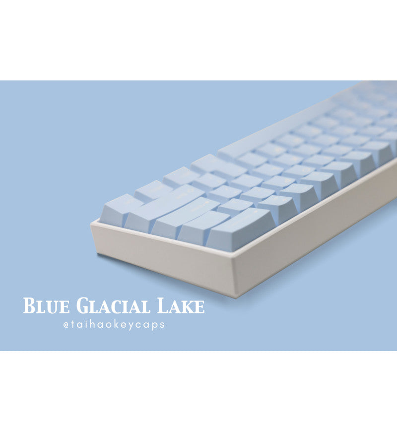 Tai-Hao ABS Double Shot Glacial Lake 150 Keycaps - UK & US
