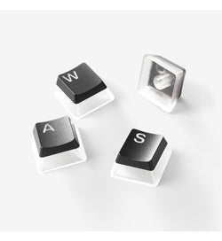 SteelSeries PrismCaps PBT Keycap Set - White