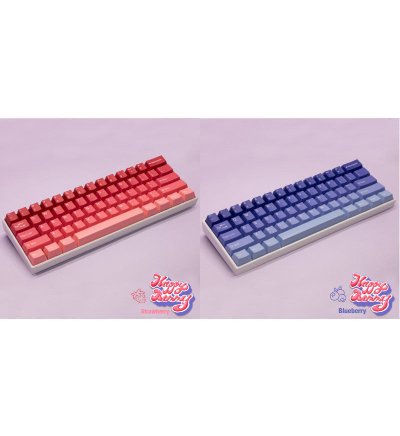 Tai-Hao Cubic ABS Blueberry & Strawberry Combo 308 Keycaps - UK & US