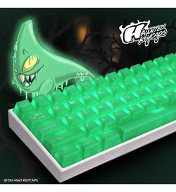 Tai-Hao Translucent Cubic ABS Slime Sprout 152 Keycaps - UK & US