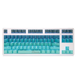 Tai-Hao PBT Double Shot Backlit Cubic Mykonos 142 Keycaps - UK & US