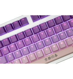 Tai-Hao PBT Double Shot Backlit Cubic Kyoto 142 Keycaps - UK & US