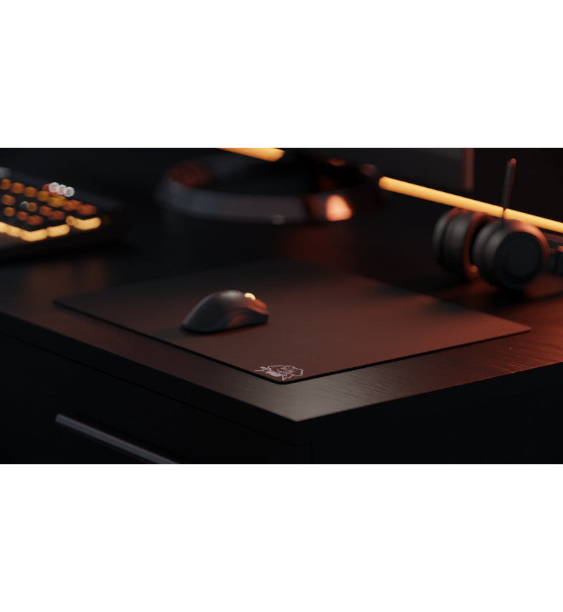SkyPAD Glass 3.0 XL Mouse Pad (Cloud Logo) - Black