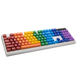 Tai-Hao ABS Double Shot Rainbow 104 Keycaps - UK & US