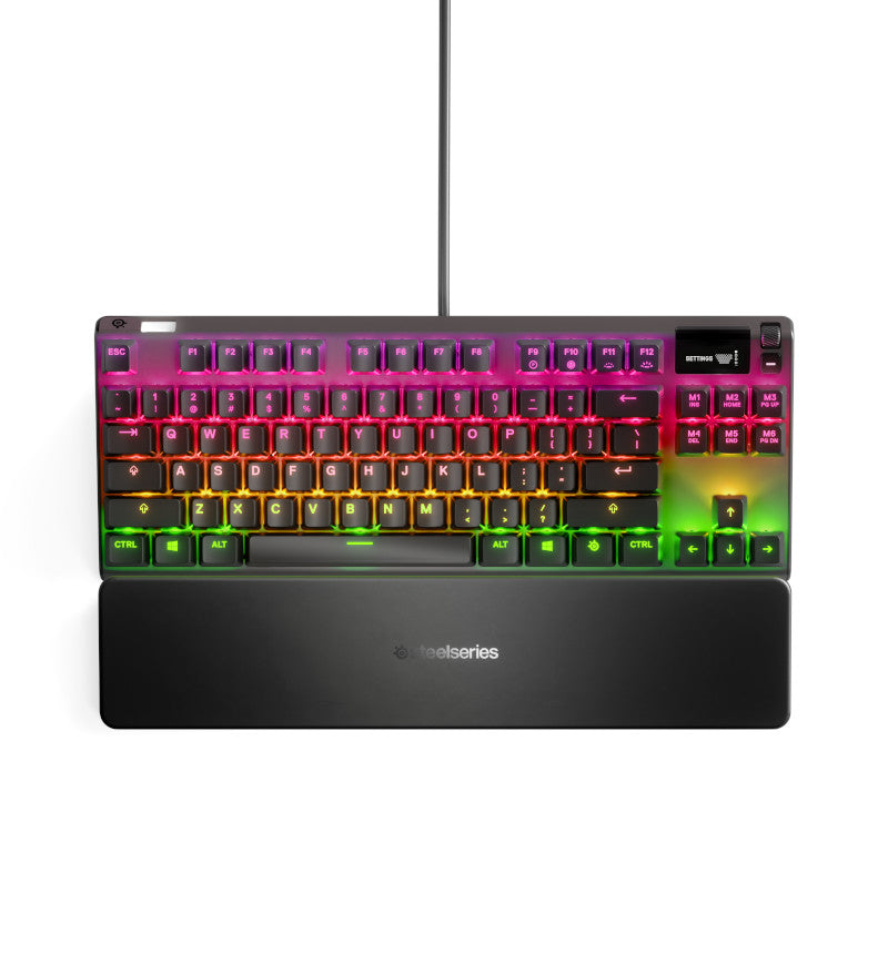 SteelSeries Apex 7 TKL Mechanical Keyboard — QX2 Blue Switches
