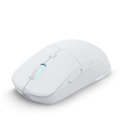 Pwnage Ultra Custom Ambi 78g Wireless Gaming Mouse - White (Solid + Honeycomb shell included)