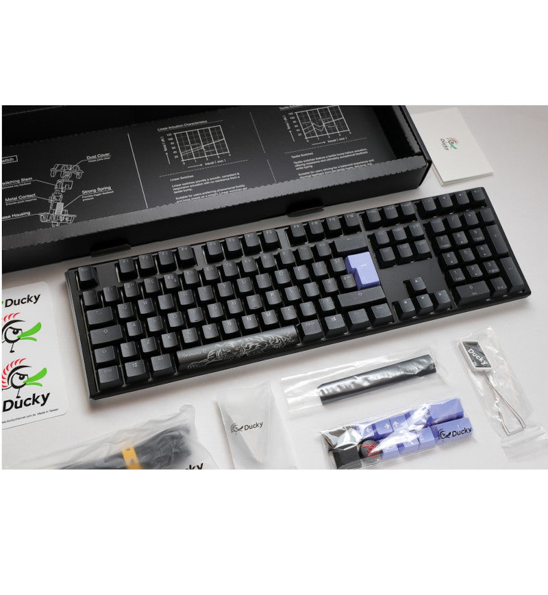 Ducky One 3 Classic Black RGB Mechanical Keyboard - Cherry MX Black