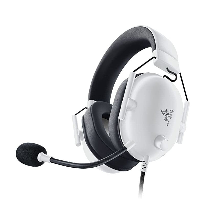 Razer Blackshark V2 X 7.1 Surround Headset - 3.5mm Jack - White - PC/Mac/Console/Mobile