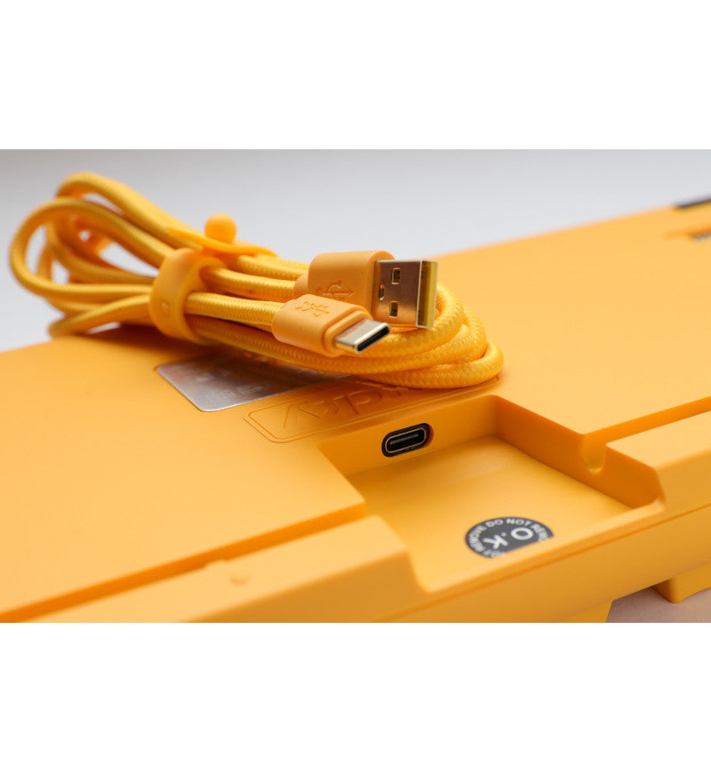 Ducky One 3 Yellow RGB TKL Mechanical Keyboard - Cherry MX Brown