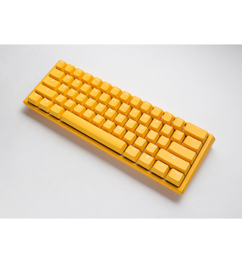 Ducky One 3 Yellow Mini RGB Mechanical Keyboard - Cherry MX Silent Red