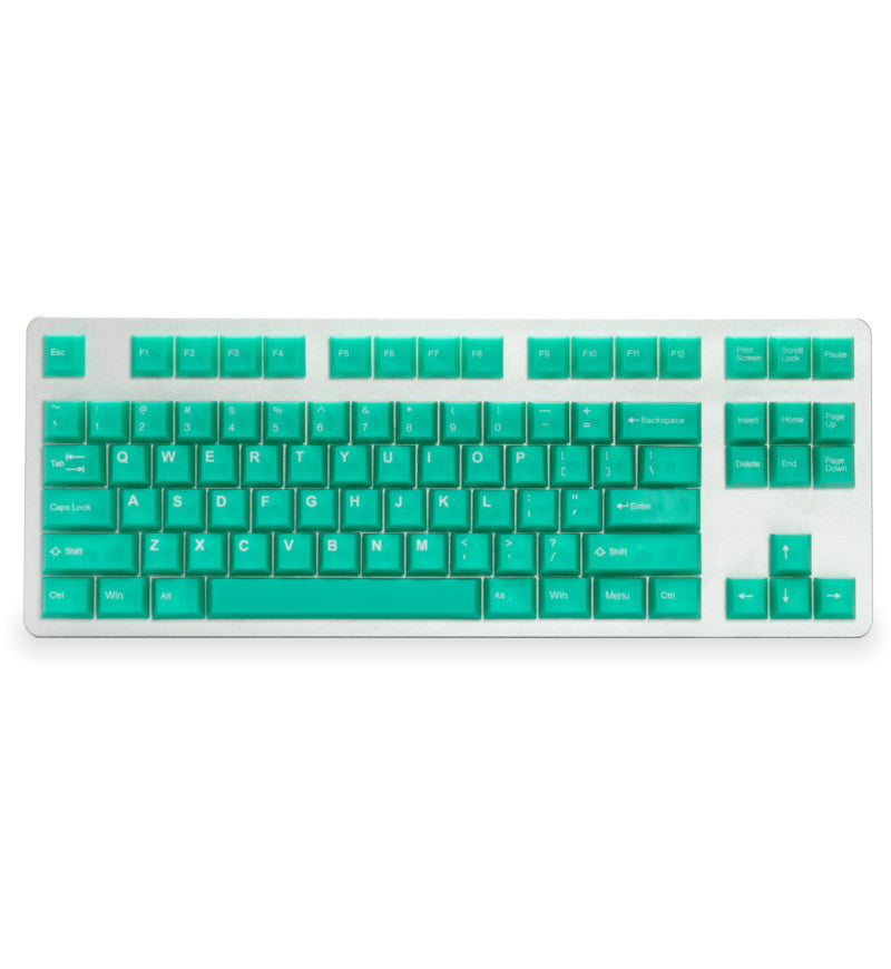 Tai-Hao Translucent Cubic ABS Jelly Jade 152 Keycaps - UK & US