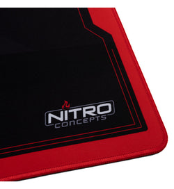 Nitro Concepts Desk Mat 900 x 400mm - Black/Red