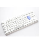 Ducky One 3 Pure White TKL RGB Mechanical Keyboard - Cherry MX Speed Silver