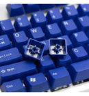 AvP ABS Double Shot Blue White Legends Keycaps - UK / US