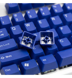 AvP ABS Double Shot Blue White Legends Keycaps - UK / US